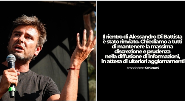Alessandro Di Battista operated in Cuba, returned to Italy was scheduled for today