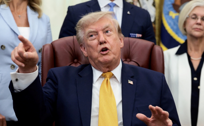 The president told Axios the US is only semi-negotiating with Iran as its currency plummets and citizens face severe hardship