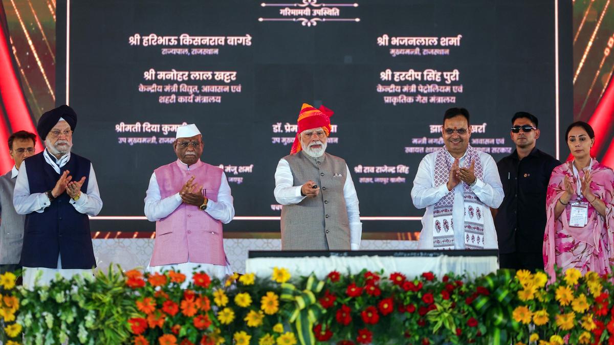 He inaugurated a refinery in Pachpadra, Balotra district, and laid foundation stones for multiple development projects