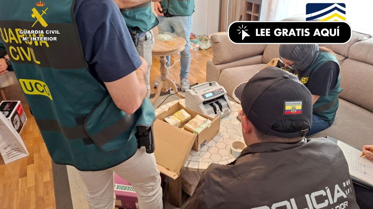 More than 21 tons of cocaine are involved after the dismantling of an organization operating in Spain and Ecuador