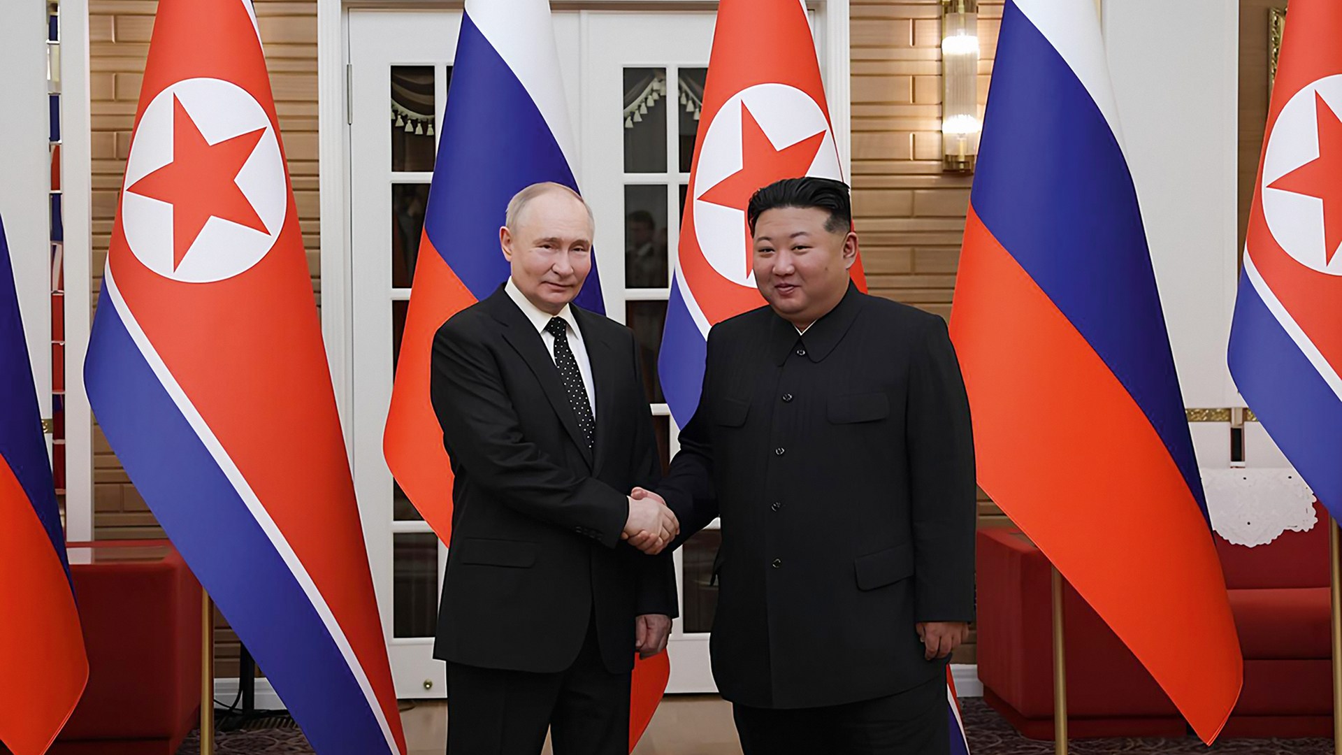 Russia and North Korea open first road connection