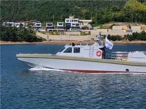 Hanwha Systems launches unmanned surface vessel for sea trials