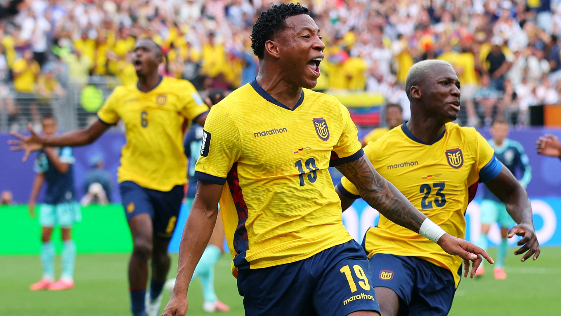 Ecuador beat Germany to reach World Cup last 32