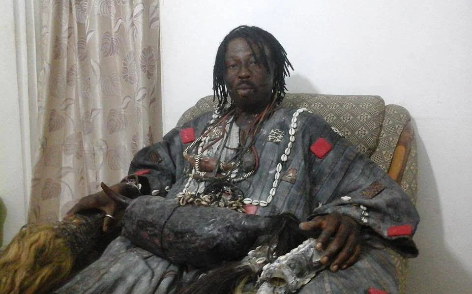 Nana Kwaku Bonsam said he cursed England striker Harry Kane and later lifted the hex after a missed chance
