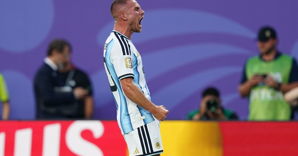 Mac Allister opens the scoreboard for Messi's Argentina