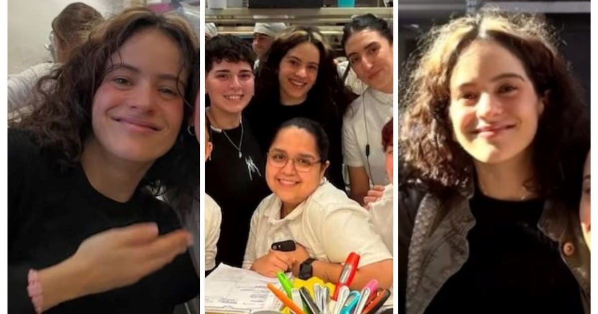 L'artiste a surpris avec une sortie gastronomique à Palerme et a été reçue avec les honneurs dans un restaurant local