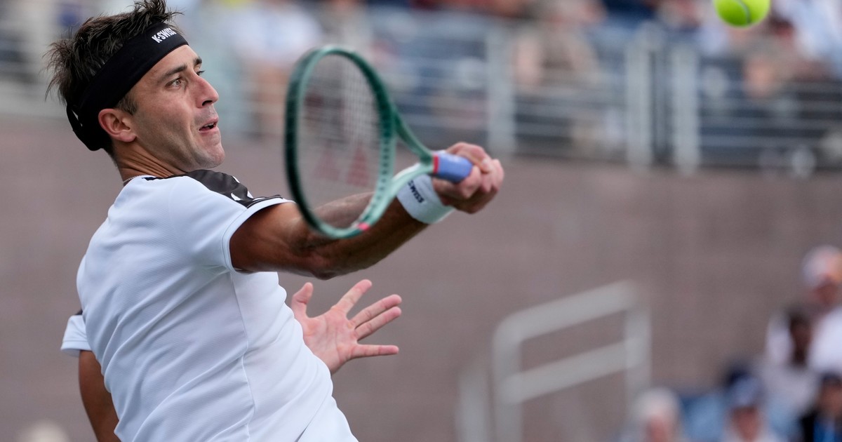 Thomas Etcheverry's dream at the US Open ended: he fell to Michelsen and said goodbye in octavos
