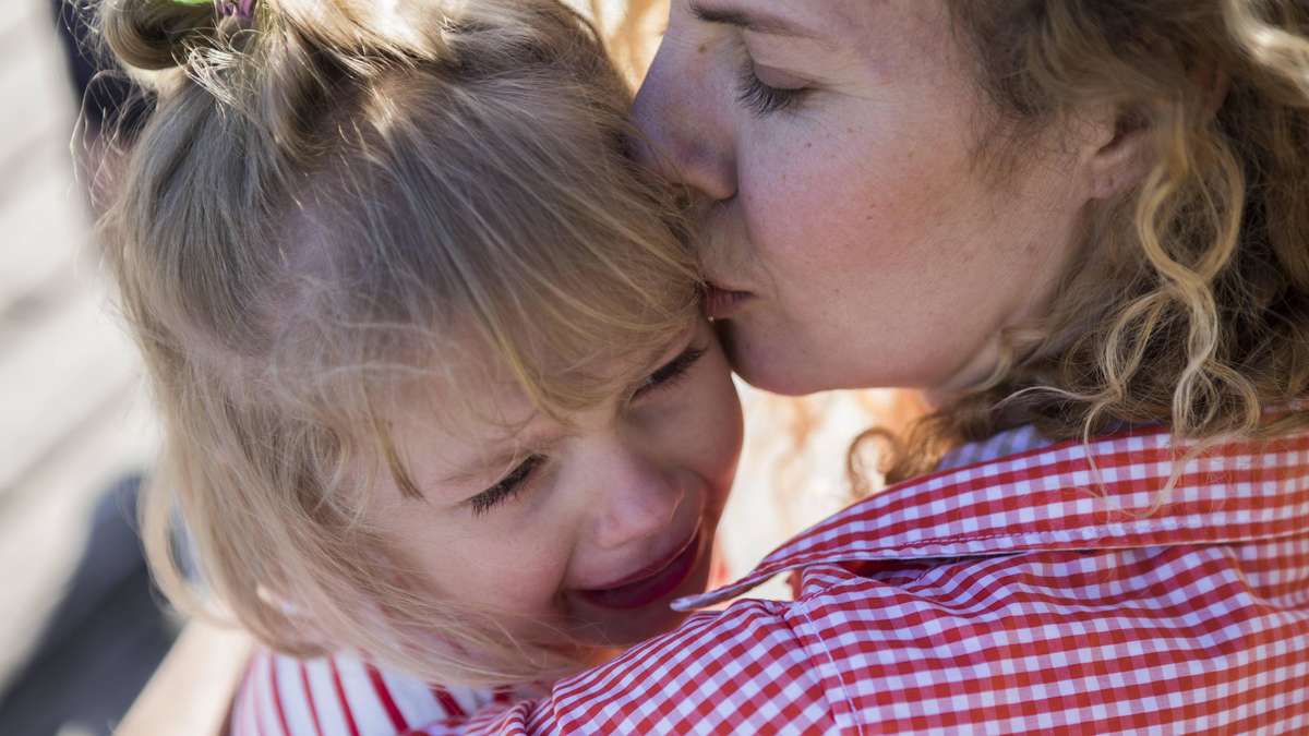 Tears at the farewell in the daycare center? This little ritual helps