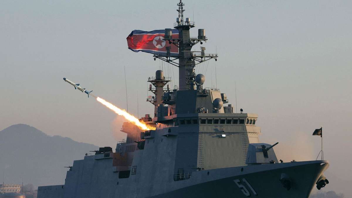 Poco antes de Corea del Sur maniobras importantes con los EE.UU.: Corea del Norte dispara cohete hacia el mar de nuevo
