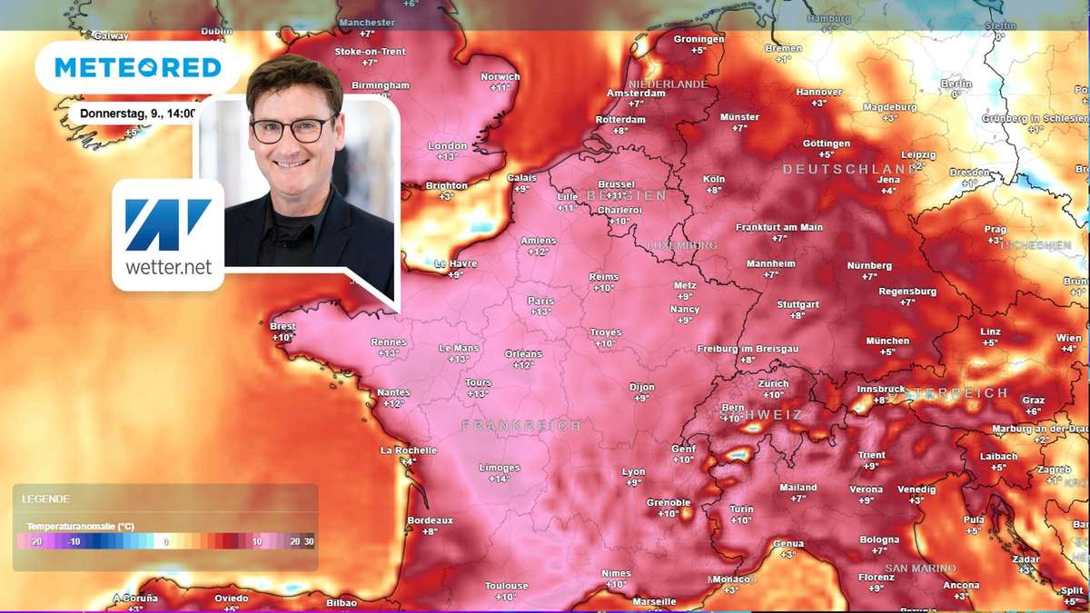 Weather models show again 40 degrees: New heat wave announces for this week