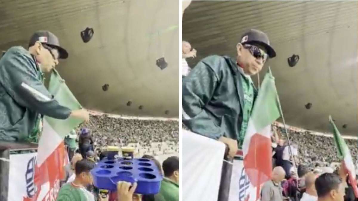 Mexico fan takes drastic measures on beer theft