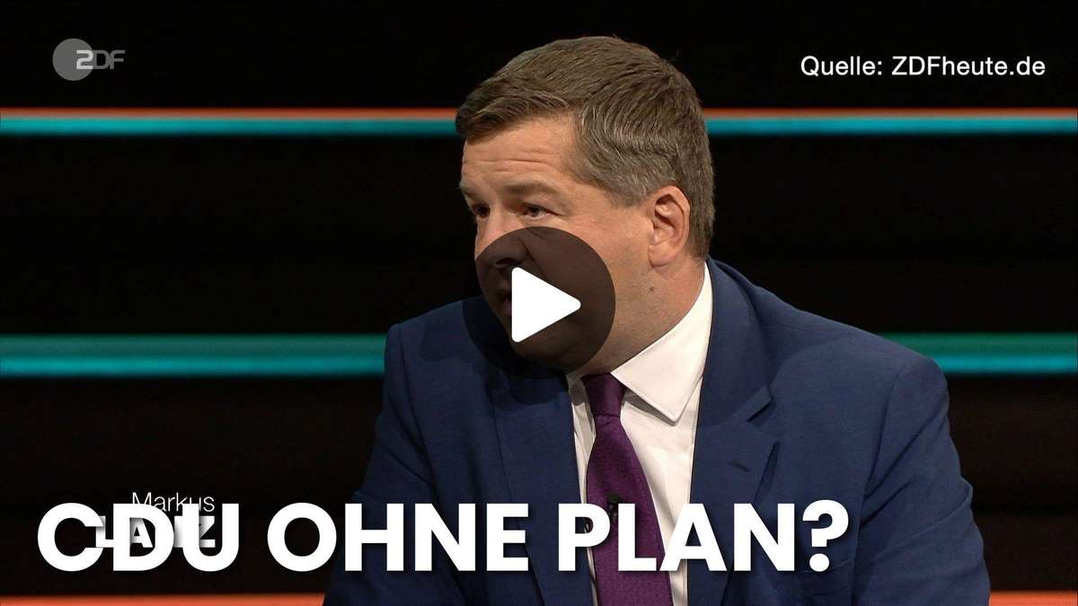 Sven Schulze CDU comes under pressure from Markus Lanz