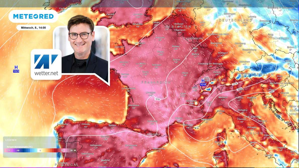 Germany on the edge of huge heat dome – hot air hits southwest with full force