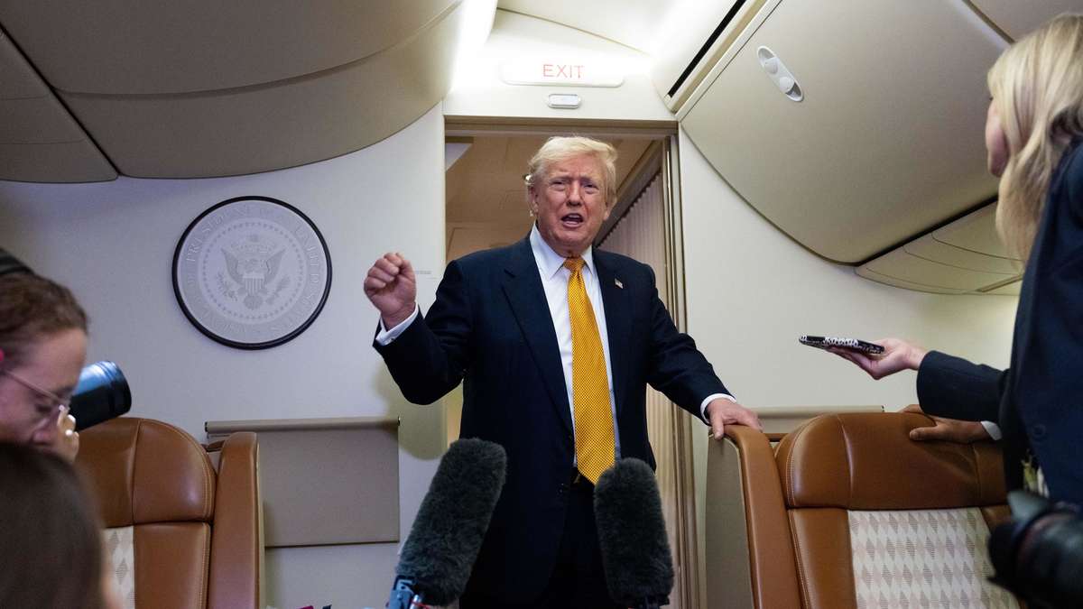 Security Concerns Over Iran: Trump Exchanges Air Force One at British Base