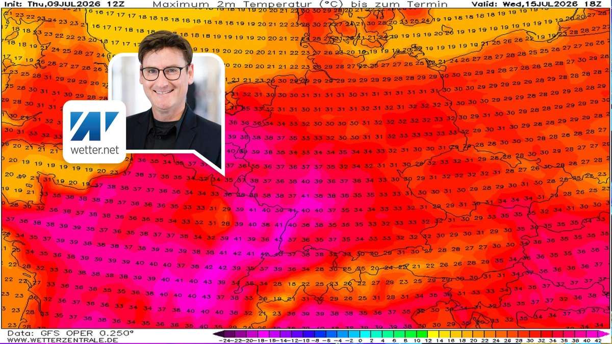 Heat Dome rolls on and brings up to 43 degrees – weather model expects new record heat wave