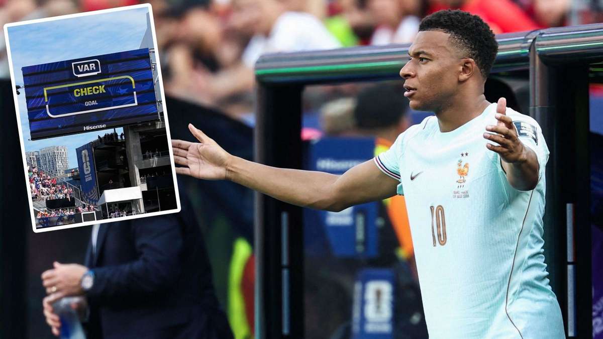 “Perhaps peeping break”: three-minute VAR madness before Mbappe’s missed shot