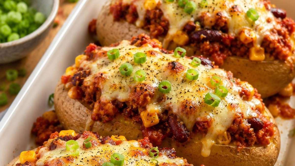 Tex-Mex meets oven potato: This protein-rich oven dish is full of taste