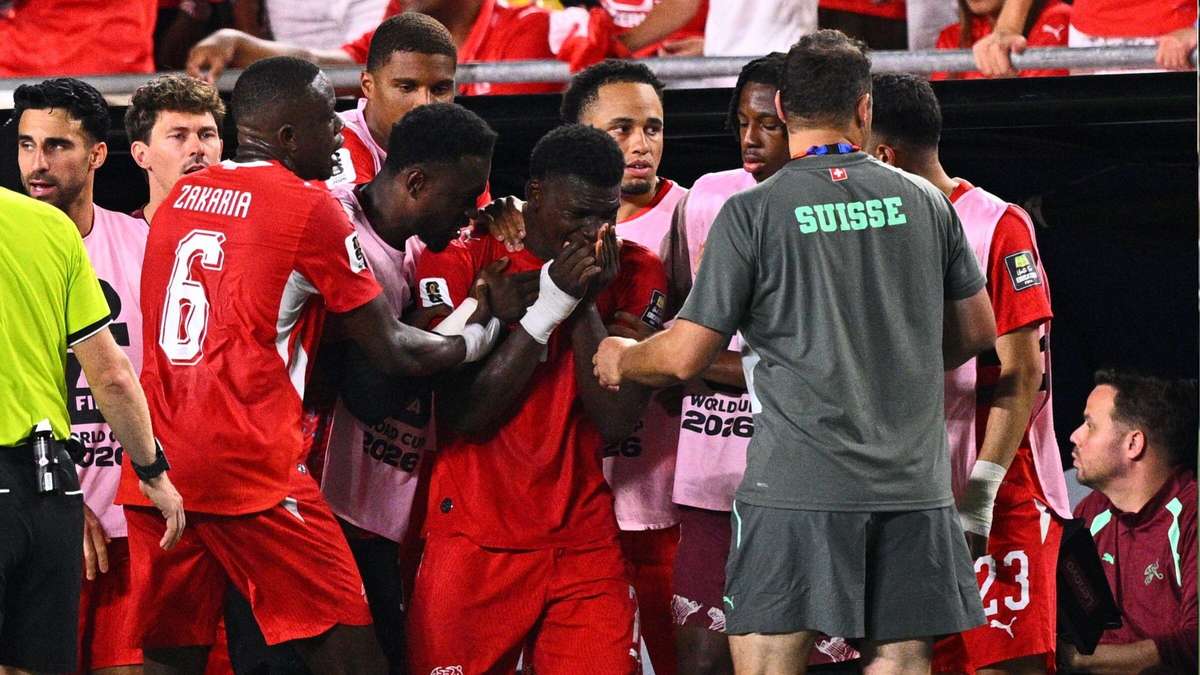 Ex-Bundesliga star Embolo bursts into tears on the pitch