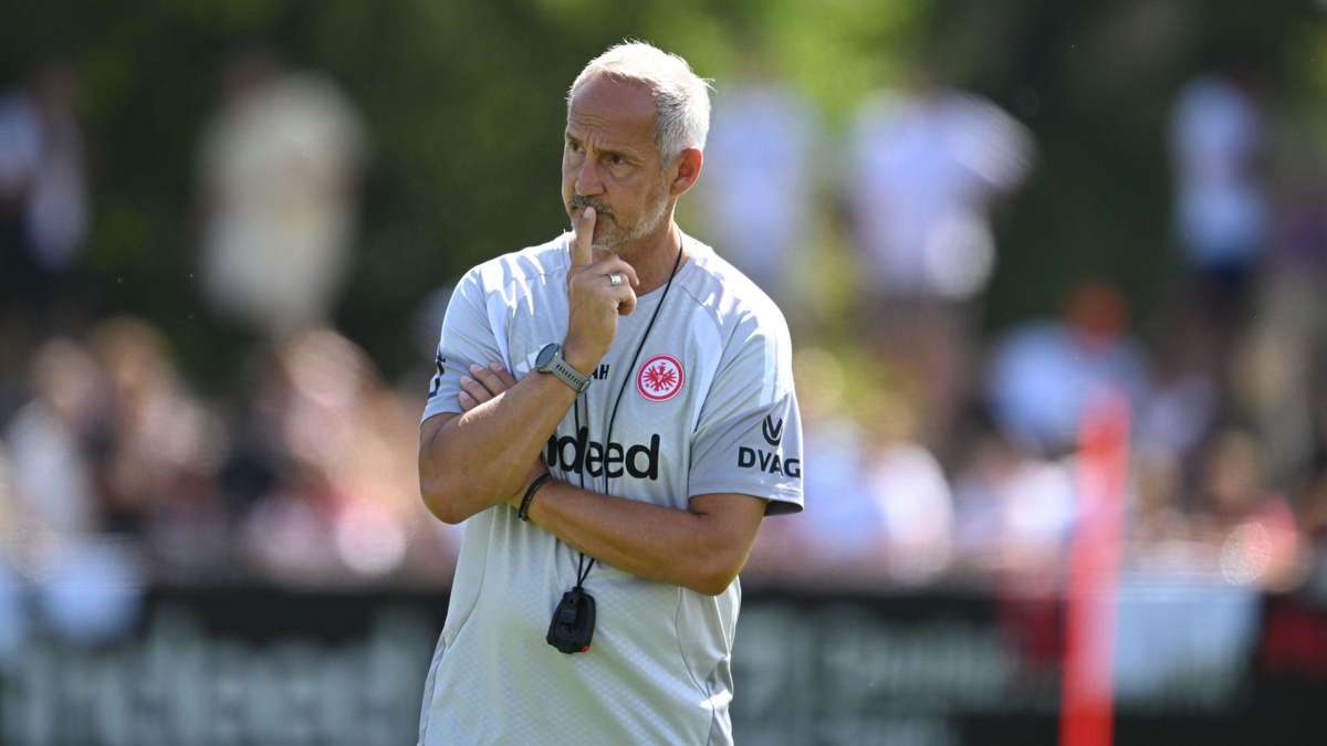 SGE-Trainer Hütter sorts out tough and hints at departures