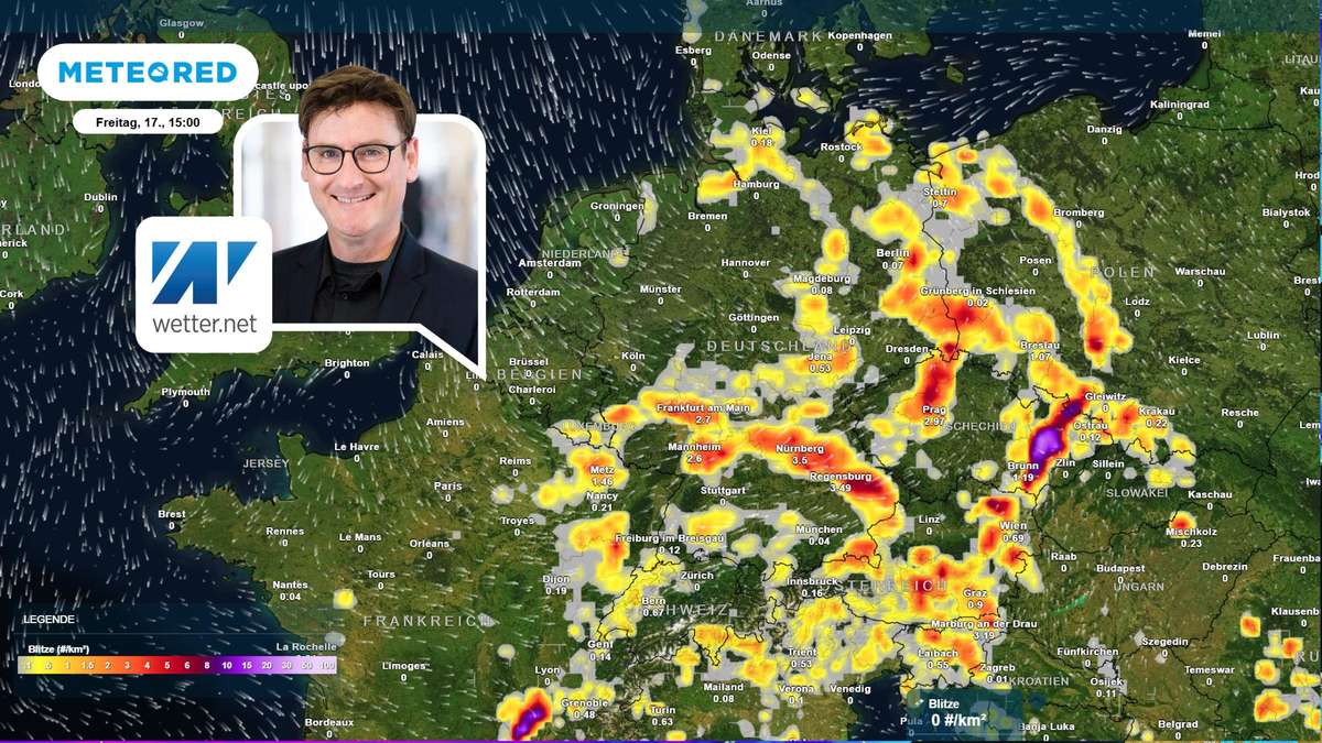 Thunderstorm alert for Germany: Heavy rain, hail and flash floods expected until Friday