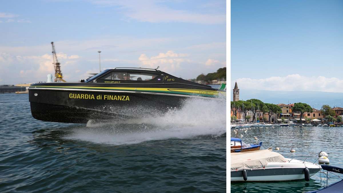 Rental boats on Lake Garda often with illegally upgraded engines – and unsuspecting tourists at the wheel