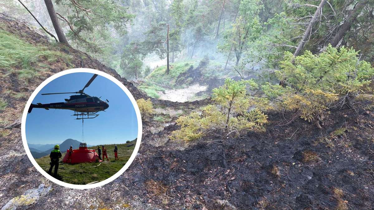 Les flammes mangent un fond de rêve tyrolien : le feu de forêt sur l'Empereur Sauvage maintient des centaines de forces d'urgence dans le souffle