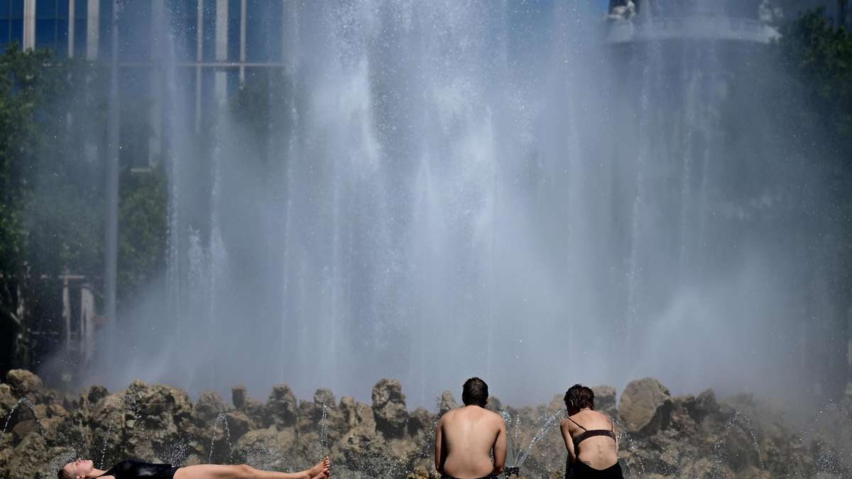 41 degrés à Vienne: le record de chaleur de l'Autriche frappe également le Danube avec pleine force