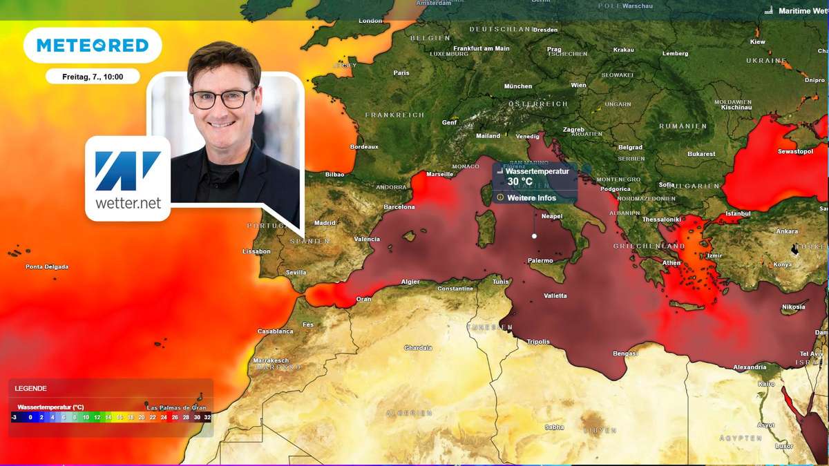 Mer Méditerranée aussi chaude que jamais: 33 degrés de température de l'eau mesurée au large des côtes de l'Espagne