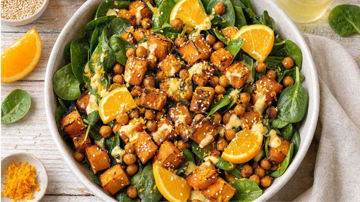 Tastes like vacation: This Oriental summer salad refreshed with orange dressing
