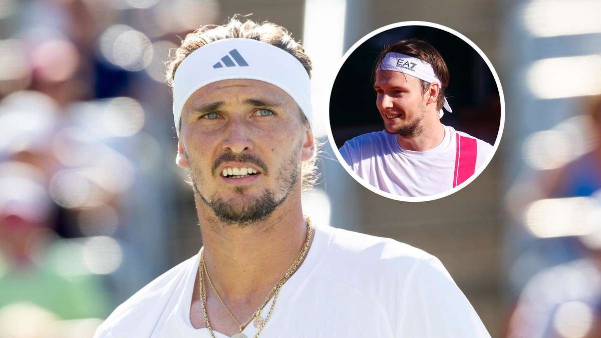 Pájaro Tenis Paradisiaco Pone Finger en Solo Roto Zverev Wound