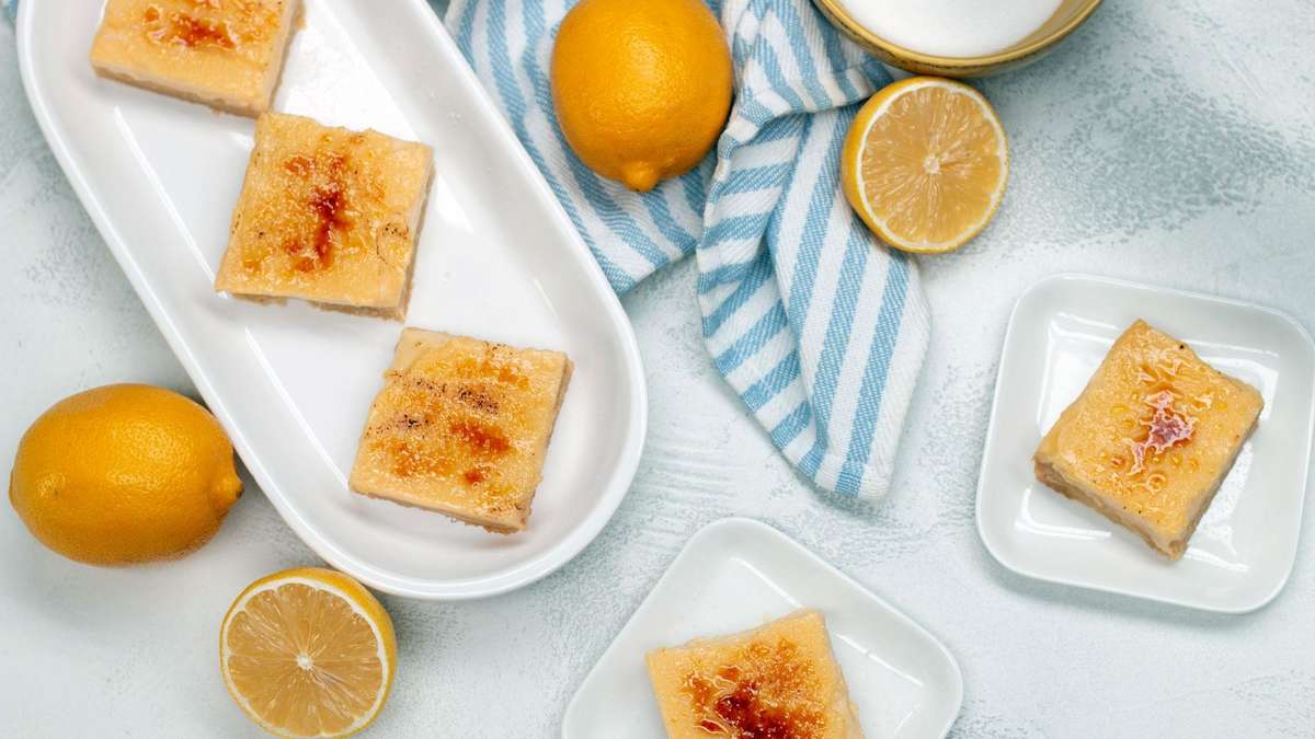Citrus cream-brûlée cuts: an elegant dessert that impresses every guest