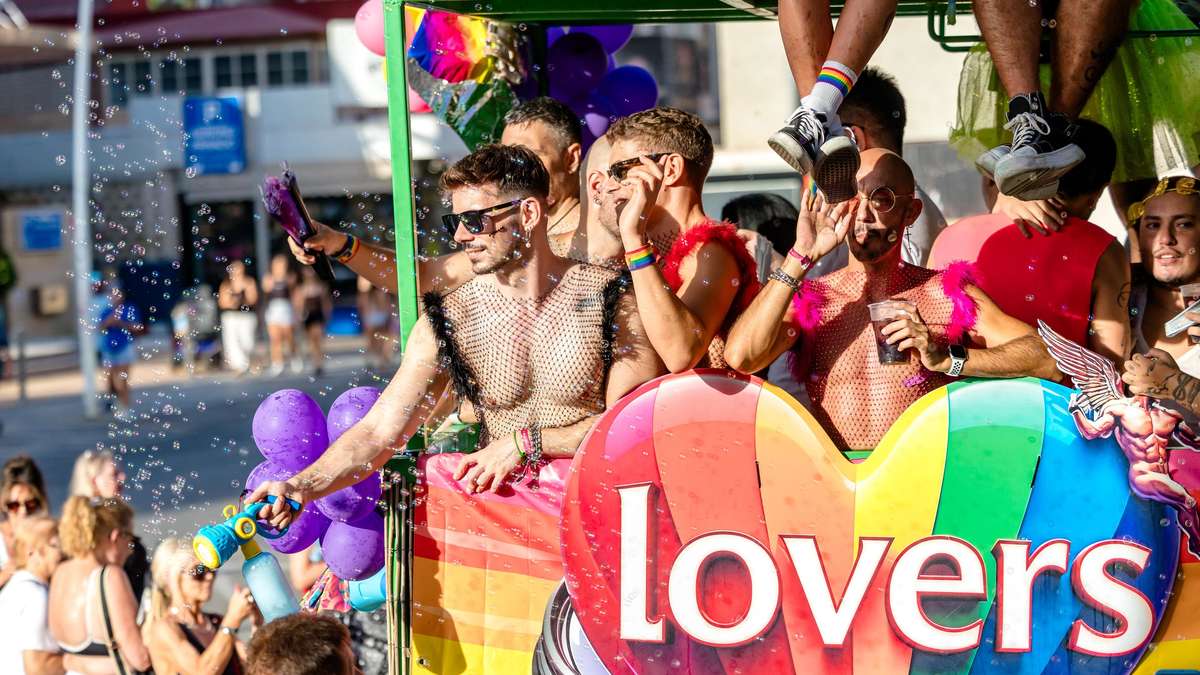 Shrill, colorful and cheerful: Benidorm’s Pride parade in pictures