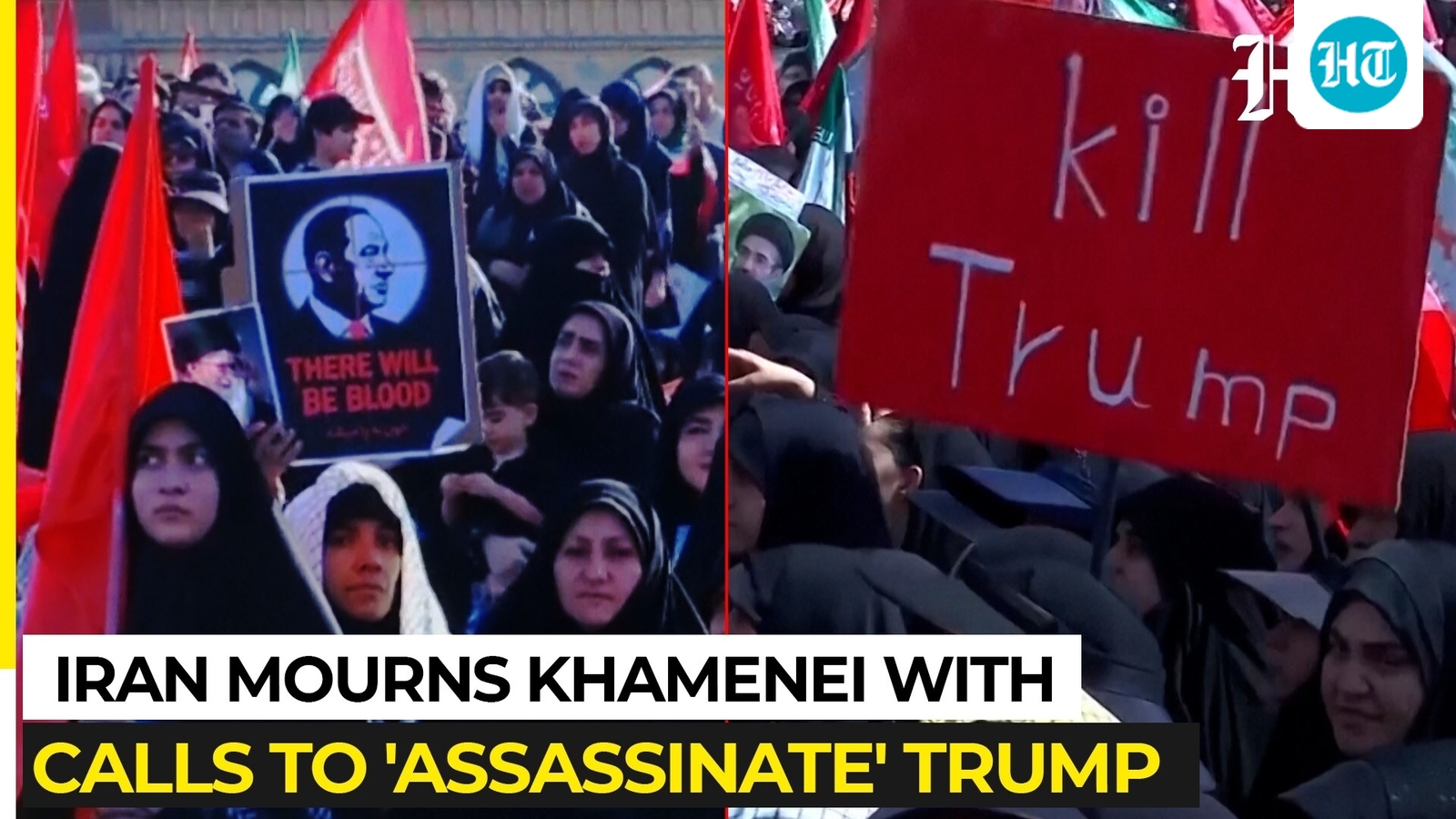 Massive crowds march as Tehran bids last farewell to Leader