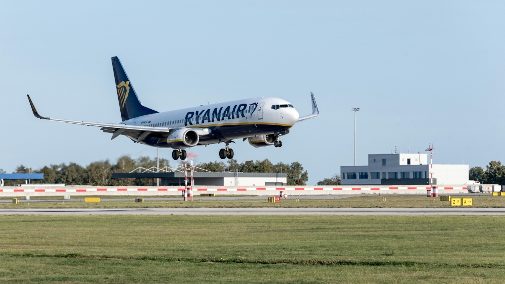 Passenger partially sucked out of window on budget flight to Germany
