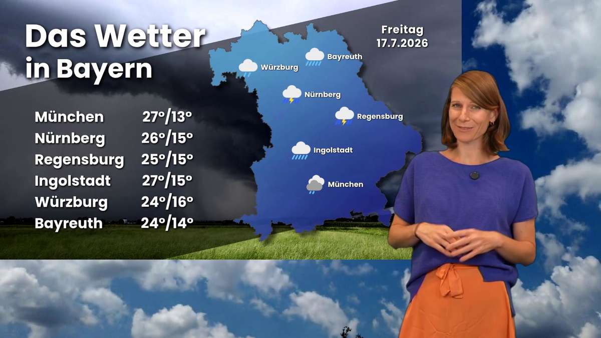 Storm warning for Bavaria: DWD expects hail, heavy rain and storm gusts