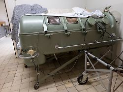 Polio: Probably the last user of an iron lung died