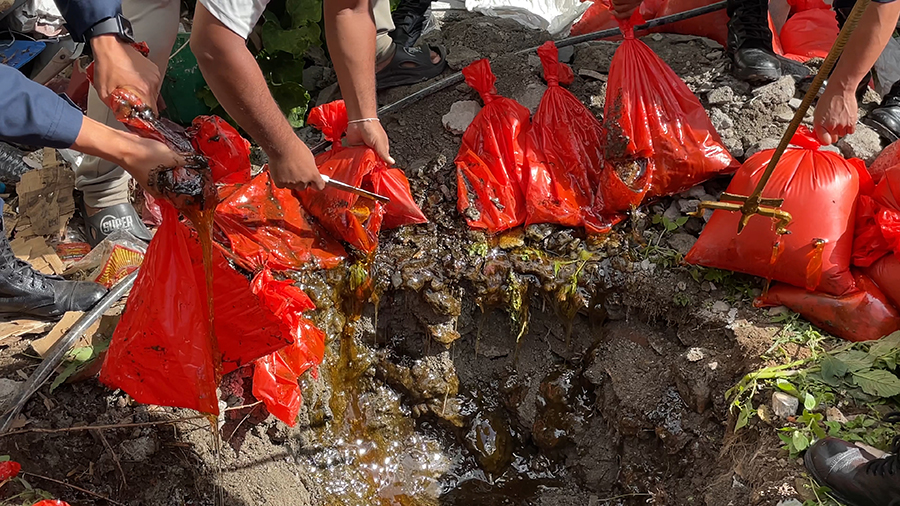 Gulmima destroys four or four kilos of quality