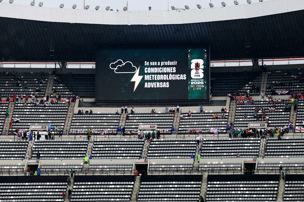 Shelter order in place at Azteca Stadium ahead of Mexico v England