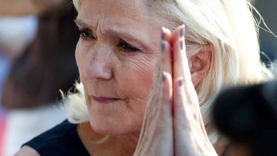 The far-right leader was sentenced to three years in prison, with one year to be served with an ankle bracelet, for embezzlement