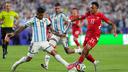 Argentina defeated Switzerland 3:1 and advanced to the semifinals of the World Cup.
