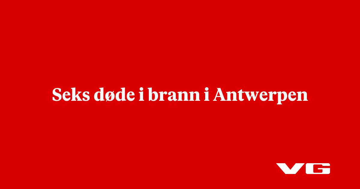 Belgian police: Several dead in fire in Antwerp