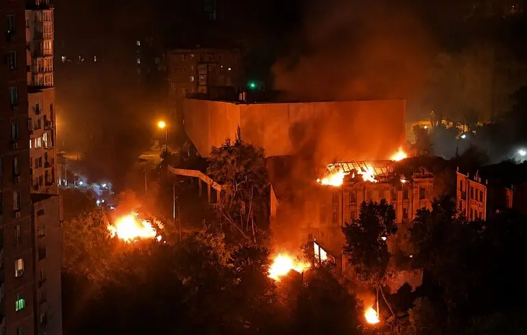 About 40 missiles, including Iskander-M and Zircon, hit the capital overnight on July 19